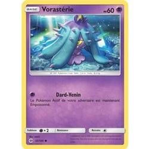 Carte Pokémon - Vorastérie - 62/149 - Série Soleil Et Lune on Productcaster.