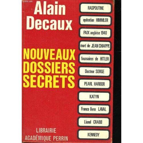 Nouveaux Dossiers Secrets on Productcaster.