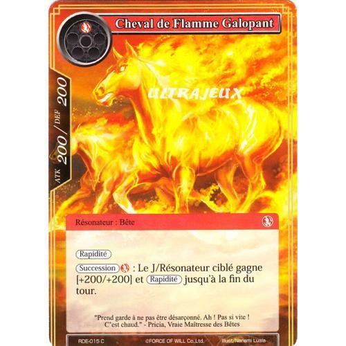 Force Of Will - Rde-015 - Cheval De Flamme Galopant - Common on Productcaster.