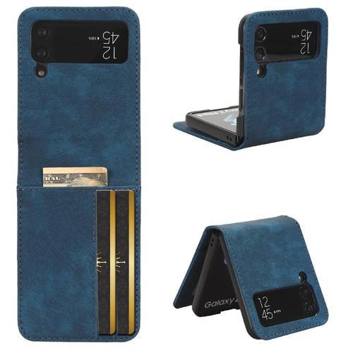 Étui Pour Samsung Galaxy Z Flip 4 Portefeuille Flip Folio Fermeture... on Productcaster.