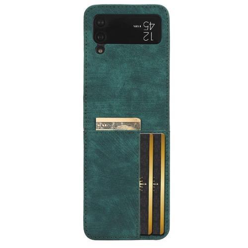 Étui Pour Samsung Galaxy Z Flip 3 Blocage Rfid Cuir Pu Fermeture Ma... on Productcaster.