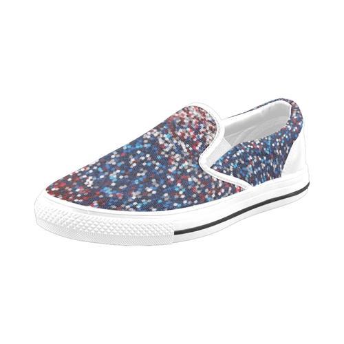 Chaussures À Enfiler Paillettes Patriotiques Sans Lacets Pour Homme... on Productcaster.