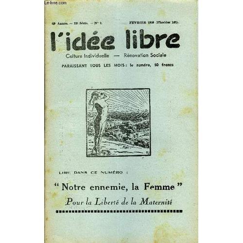 L'idee Libre 48e Annee N°2 - Une Interview De M. Khrouchtchev ..« N... on Productcaster.