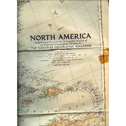 1 Carte Depliante Couleur De : North America - De Dimension De 70 ... on Productcaster.