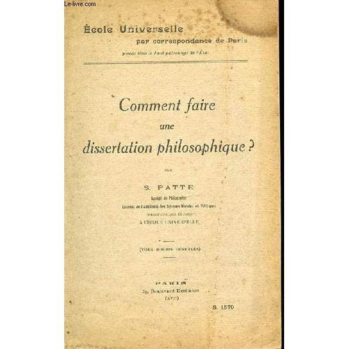 Comment Faire Une Dissertation En Philosophie ? S.1570 on Productcaster.