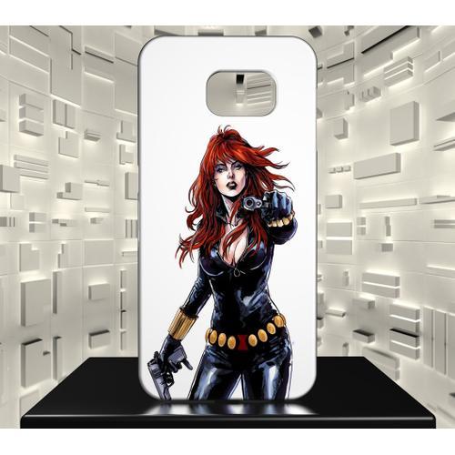 Coque Galaxy S6 La Veuve Noire Black Widow Avengers Comics 01 on Productcaster.