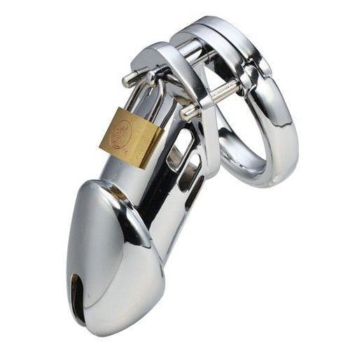 Cage De Chasteté Steel Padlock 12 X 3,5 Cm 45 Mm on Productcaster.