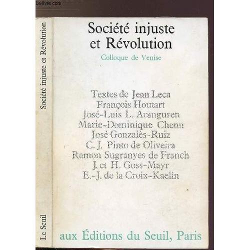 Societe Injuste Et Revolution on Productcaster.