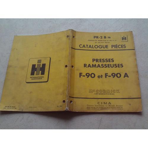 Catalogue Pièces Pr-2 B Fr : Presses Ramasseuses F-90 A Et F- 90 on Productcaster.