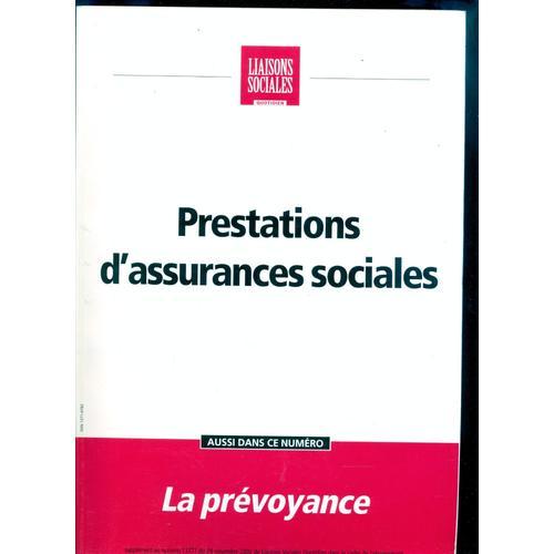 Liaisons Sociales Du 23/11/2002 - Prestations D'assurances, Supplém... on Productcaster.