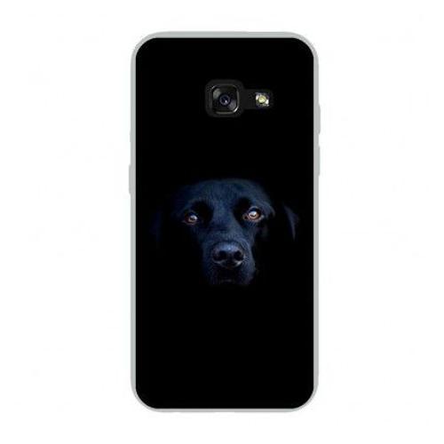 Coque En Silicone Samsung Galaxy A3 2017 - Chien Noir on Productcaster.