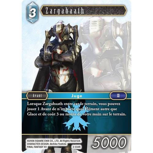 Final Fantasy Tcg - Zargabaath (2-034r) on Productcaster.