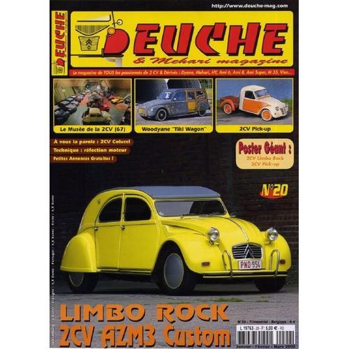 Deuche Et Mehari Magazine N° 20 Citroen 2cv Woodyane 2 Cv Pick-Up L... on Productcaster.