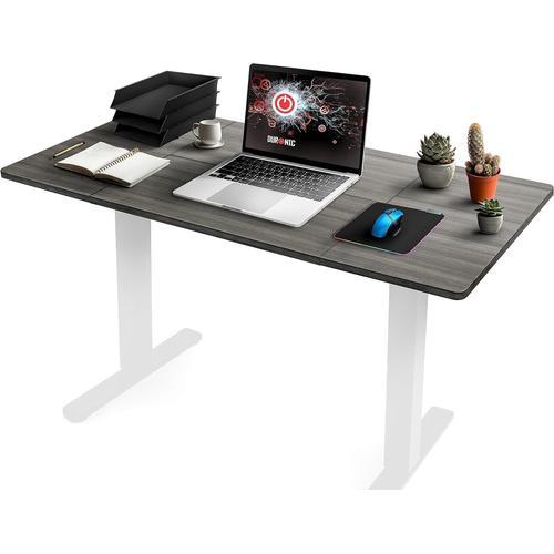 Duronic Tt140 Gy Plateau Pour Bureau Assis Debout De 140 X 60 X 2 C... on Productcaster.