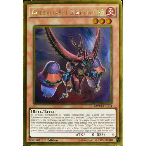 Carte Yu-Gi-Oh Mvp1-Frg34 Garoodia La Bête Cubique De L'epée Neuf Fr on Productcaster.