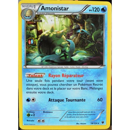 Carte Pokémon 18/124 Amonistar 120 Pv Xy - Impact Des Destins Neuf Fr on Productcaster.