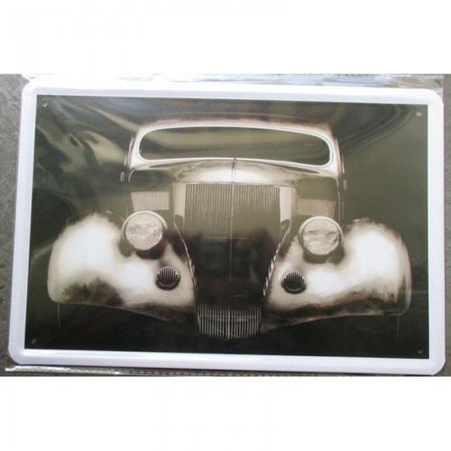 Plaque Hot Rod Gris De Face Tole Deco Garage Affiche 30cm on Productcaster.