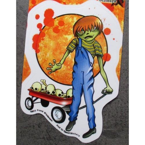 Sticker Garcon Roux Zombie Radio Flyer Autocollant Rockroll on Productcaster.