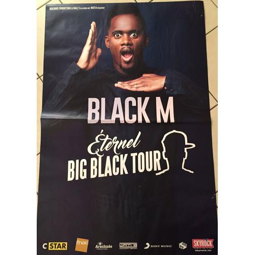 Black M - Eternel Big Black Tour - Noir - Affiche / Poster Envoi En... on Productcaster.