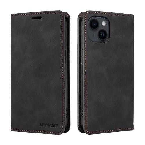 Étui Pour Iphone 13 Magnétique Cuir Pu Portefeuille Folio Protecteu... on Productcaster.