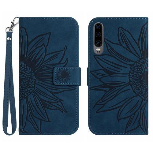 Étui Pour Huawei P30 Cuir Pu De Luxe Avec Porte-Fentes Pour Cartes ... on Productcaster.