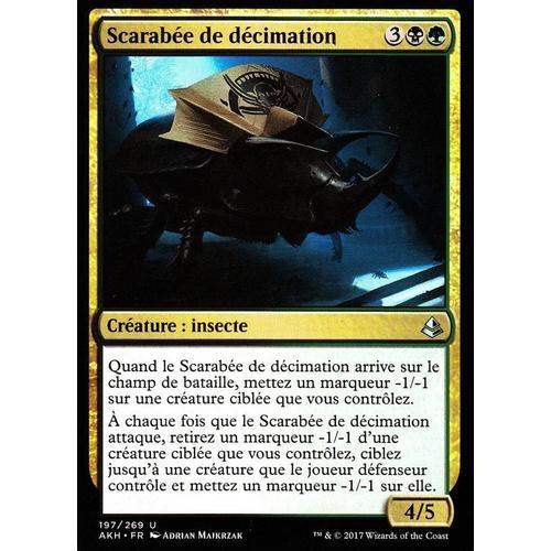 Scarabée De Décimation - Mtg - Amonkhet - U - 197/269 on Productcaster.