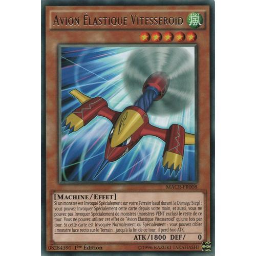 Yu-Gi-Oh! - Macr-Fr008 - Avion Élastique Vitesseroid on Productcaster.