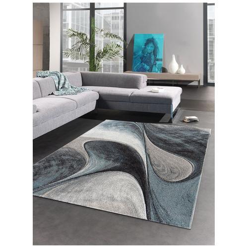 Tapis Grand Dimensions Garca Bleu 200 X 290 Cm Tapis De Salon Moder... on Productcaster.