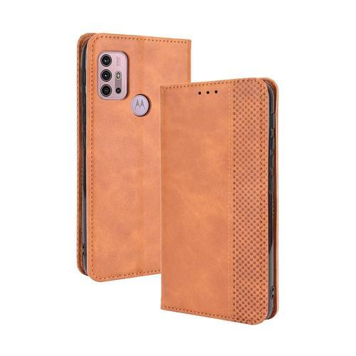 Étui Pour Motorola Moto G30/G10 Cuir Pu Fermeture Magnétique Portef... on Productcaster.