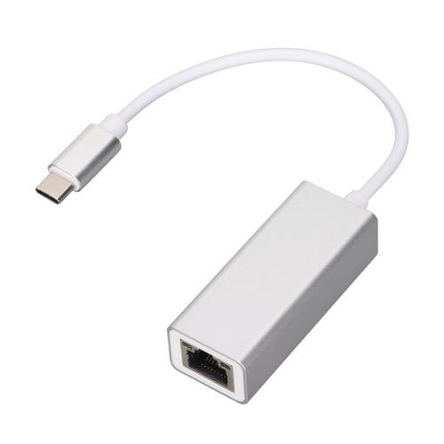 Adaptateur Ethernet USB C vers RJ45 Ethernet argent, convertisseur ... on Productcaster.