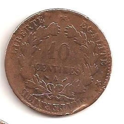 10 Centimes 1880 A Type Ceres on Productcaster.