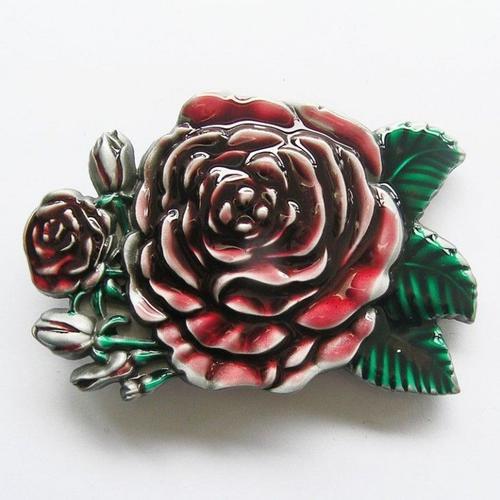 Boucle De Ceinture Roses Rouge Fleur Bouquet Femme Pin Up on Productcaster.