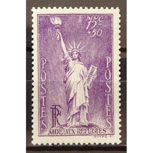 France - Statue Liberté 75c+50c Violet (Superbe N° 309) Neuf* - Cot... on Productcaster.