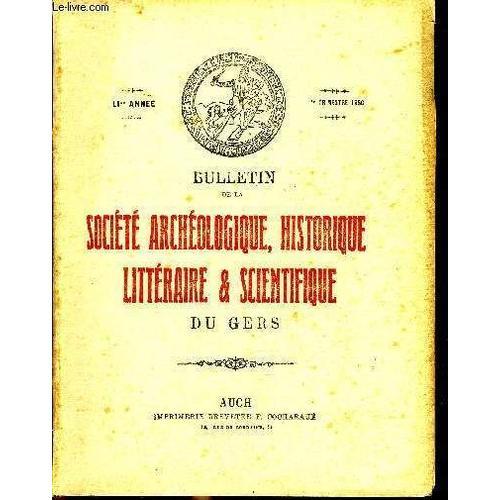 Bulletin De La Societe D'histoire Et D'archeologie Du Gers - 1er Tr... on Productcaster.