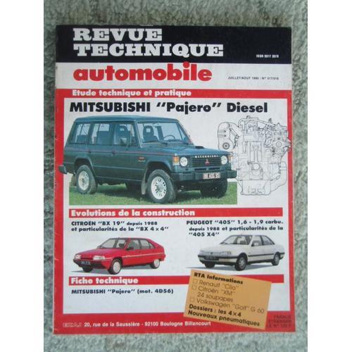 Revue Technique Mitsubishi Pajero Diesel* on Productcaster.