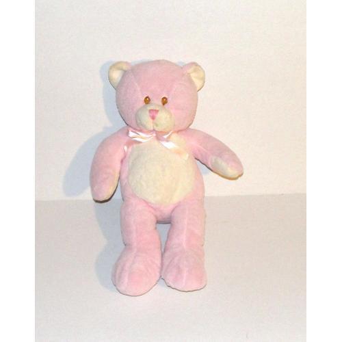 Doudou Ours My First Teddy Peluche Ourson Noeud Papillon Rose on Productcaster.