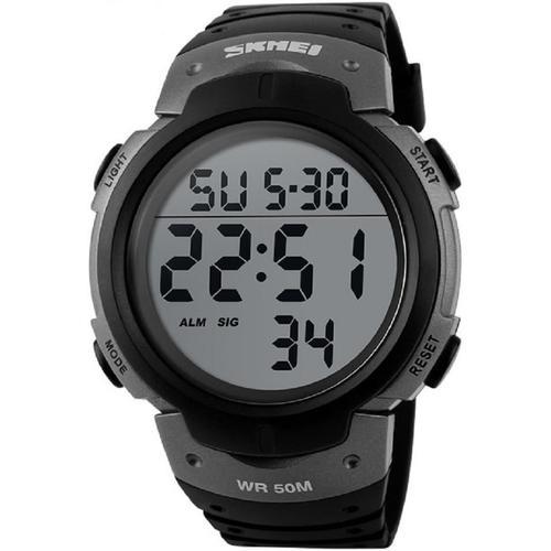 Montre De Sport Numérique Pour Homme - Étanche 5 Atm - Grand Affich... on Productcaster.