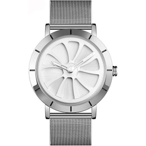 Hommes Montres Ultra Mince Minimaliste Mode Gent Affaires Acier Mon... on Productcaster.