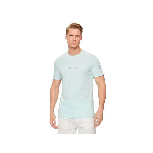 T Shirt Guess Classic Homme Bleu on Productcaster.