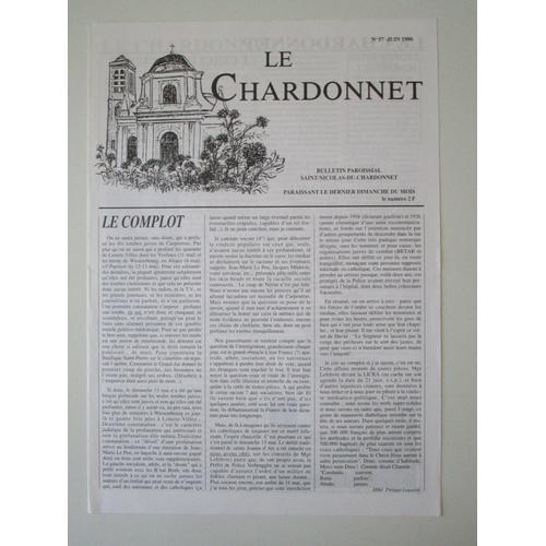 Le Chardonnet 57 - Le Complot - Abbe Philippe Laguerie on Productcaster.