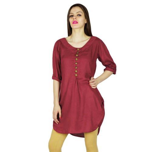 Phagun Designer Indien Imprim Kurta Femmes Ethnique Kurti Casual Tu... on Productcaster.