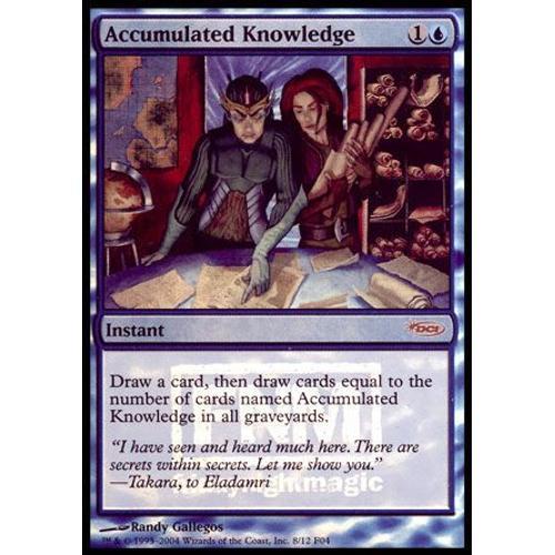 Accumulated Knowledge - Fnm Promo Foil (Connaissance Accumulée) - M... on Productcaster.