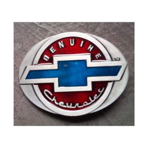 Boucle De Ceinture Chevrolet Genuine Rouge Et Bleu Homme on Productcaster.