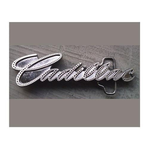 Boucle De Ceinture Cadillac Script Écriture Homme Femme on Productcaster.