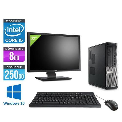 Dell Optiplex 790 Desktop + Ecran 22'' - Intel Core i5-2400 / 3,10 ... (Reconditionné) on Productcaster.