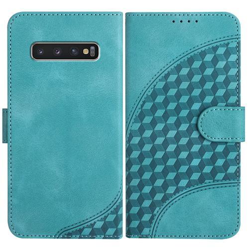 Coque Pour Samsung Galaxy S10 Plus Rabat,Etui En Cuir Pu Portefeuil... on Productcaster.