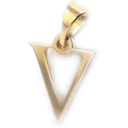 Pendentif Plaqué Or "Lettre V on Productcaster.