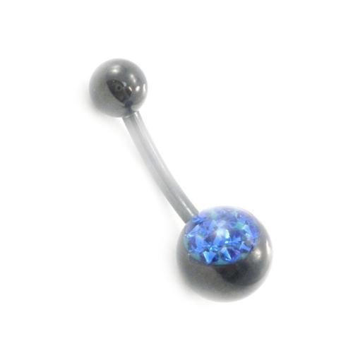 Body Piercing "Cristal" Bleu Roi on Productcaster.