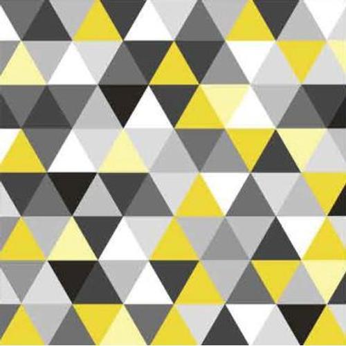 Serviette Triangles Yellow/Black 20 Pièces on Productcaster.