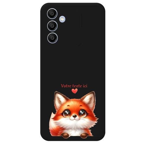 Coque Noir Pour Galaxy A55 Renard Fox Renard Coeur on Productcaster.